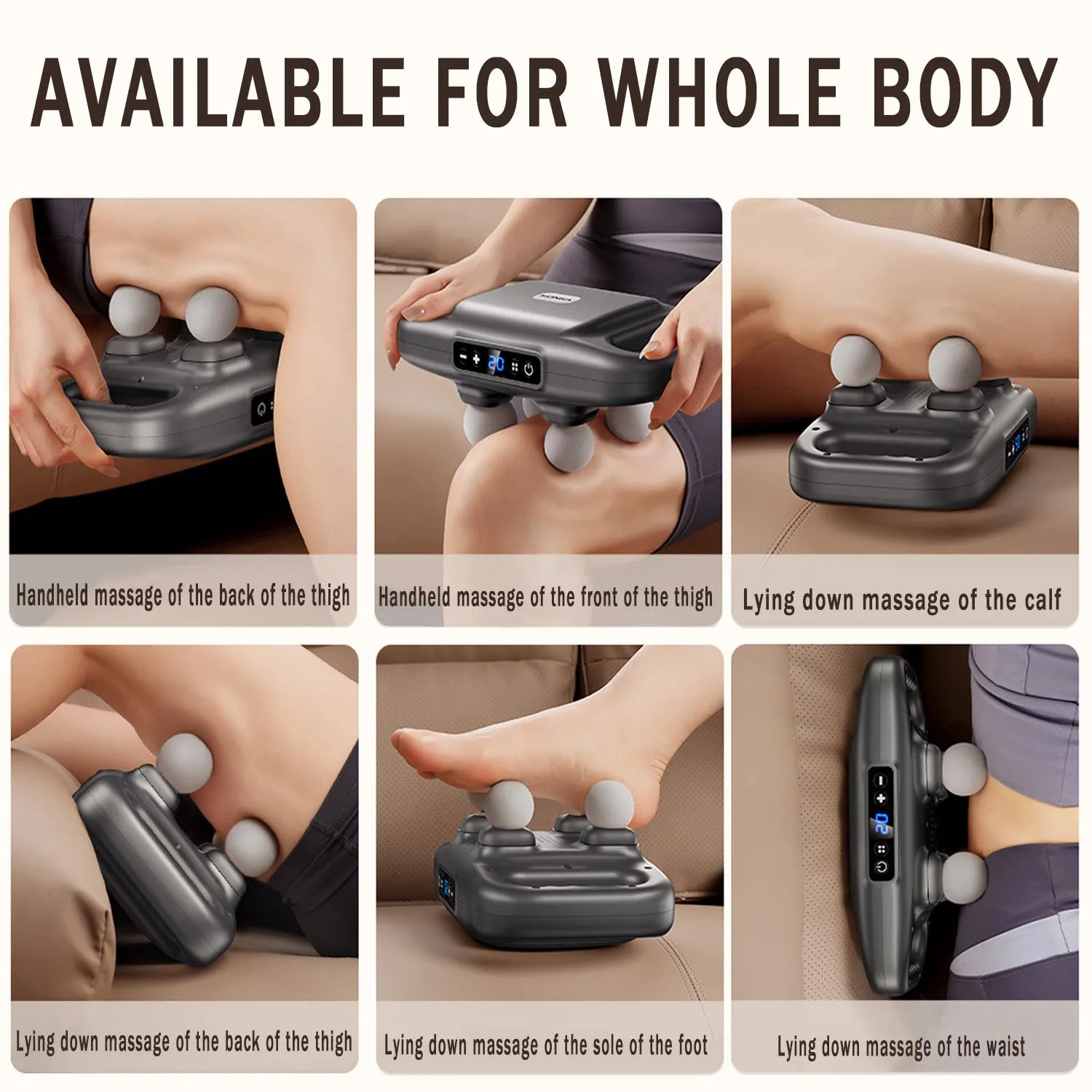 Multi-Head Muscle Massager – Ultimate Comfort Anywhere